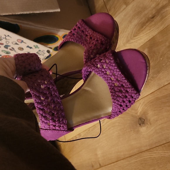 NWT Maurice's Sz 8 Wedge Sandal - Picture 3 of 5